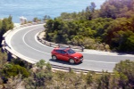 2019 Jaguar E-Pace P300 R-Dynamic AWD in Firenze Red Metallic - Driving Front Right Three-quarter View